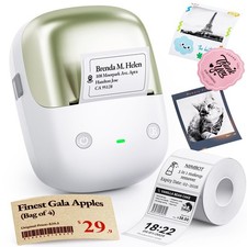 NIIMBOT B2 Pro Bluetooth Label Maker, 300DPI HD Thermal Sticker Printer | , P... picture