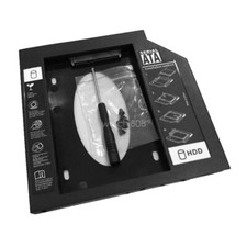 Universal 9.5mm Caddy SATA 2nd HDD SSD Hard Drive CD/DVD-ROM Optical Bay adapter picture