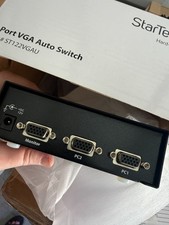 StarTech.com ST122VGAU ConvergeAV 2-Port VGA Auto Switch w/AC Adapter NEW picture
