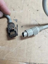 IBM Model M Keyboard SDL to PS/2  original Coiled Gray Keyboard Cable Tested picture