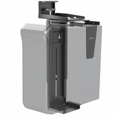 Adjustable ClampOn Desk 3.57.8 Inch Wide Office PC Mount CPU Holder picture
