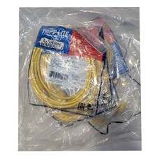 Tripp Lite (QTY 10) Yellow Cat5e Patch Ethernet Cables 7Ft N002-007-YW picture