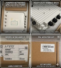 Juniper Mist AP63 Outdoor Wi-Fi 6 Access Point IP67 AI-Driven Cloud picture
