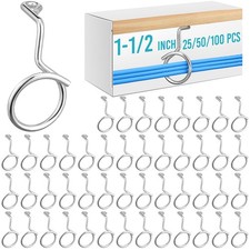 100 Pcs Bridle Rings, 1-1/2 Inch Low Voltage Wire Cable Rings picture