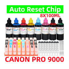 8X100ML CLI-8 Refill Ink Cartridge kit for Canon Pro 9000 & Mark II Printer  picture