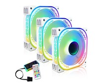 PANO-MOUNTS 120mm RGB Case Fans 12V Infinity Mirror Fan Quiet Gaming PC Computer picture