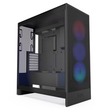 NZXT H7 Flow RGB 2024 Black Mid Tower ATX Case with Superior Airflow and Cooling picture