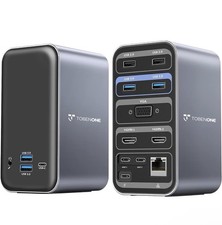 Tobenone USB C Docking Station for MacBook Pro/Air  Laptop Dock Dual Monitor picture