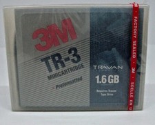 3M Travan TR-3 Minicartridge Backup Tape 1.6GB / 3.2GB New Factory Sealed NOS picture