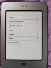 Amazon Kindle Touch 4th Gen D01200 4GB E-Reader Powers On UNREGISTERED picture