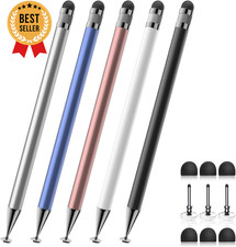 5 Pack Universal Stylus Pen 2-in-1 Touch Screen Pen iPhone iPad Android picture