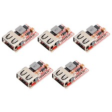5Pcs USB Buck Module Dc-Dc Down Converter Module Red Pcb for Cars picture