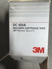 3M DC 100A Mini Data Cartridges New PARTIAL Box of 4 sealed  picture