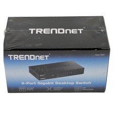 TRENDnet TEG-S83 8-Port Gigabit Desktop Switch 10/100/1000Mbps Metal Fanless NEW picture