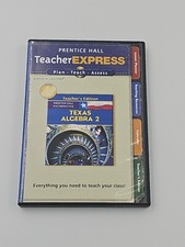 NEW Prentice Hall TeacherEXPRESS Teacher Express Texas Algebra 2 CD-ROM Set New picture