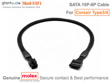 ⚡️SATA Power Cable for Corsair Type4 (AX, HX, RMi, RMx...) - 12