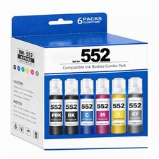 GUBFFON Compatible for 552 Ink 600ml Refill 552 Ink, PB/BK/CYMG picture