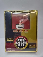 Vintage NEAT NEATO CD Labeler Kit Software Mac/PC & Case Inserts Near Mint 1996 picture