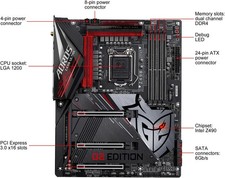 GIGABYTE Z490 AORUS ULTRA-GU (G2 Edition) LGA 1200 Intel Z490 ATX Motherboard picture