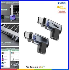 Magnetic USB C Adapter 240W 40Gbps 8K 90 Degree Right Angle USB4 Thunderbolt 3 4 picture