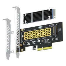 GLOTRENDS M.2 NVMe to PCIe 4.0 X4 Adapter with Heatsink for NVMe SSD picture