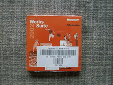 Microsoft Works Suite 2002 software CDs, new in plastic picture