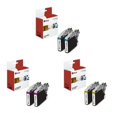 6Pk LTS LC-103 CMY Compatible for Brother DCPJ152W, MFCJ245 J285DW Ink Set picture