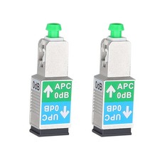 - 2pcs Fiber Optical Adapter - SC/APC Male to SC/UPC Female Singlemode Hybrid... picture