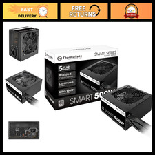 500W 80+ White Certified Power Supply, Ultra Quiet 120mm Fan, ATX 12V, EPS PFC picture