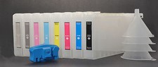 8x300ml Refillable Pigment Ink Cartridges Stylus Pro 4880,UltraChrom K3+Resetter picture