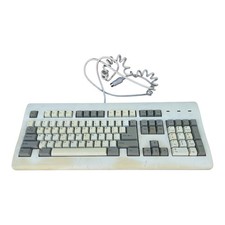 Vintage Comp USA Clicky Computer Keyboard Model MKB931 w/5 Pin Connector 1990s picture