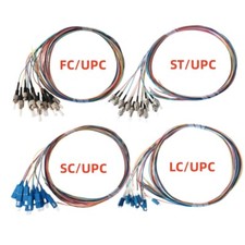 12 Fiber FC ST SC LC UPC SingleMode Bunch Fiber Optic Pigtail SM Optical Pigtail picture