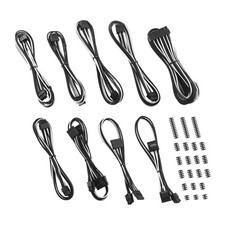 E-Series Classic ModFlex Sleeved Cable Kit for EVGA G/G+ / P/P+ / T (Black + ... picture