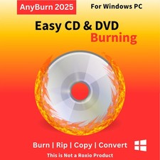 AnyBurn 2025 CD & DVD Burning Software ~ Iso File / Writing on CD-ROM ~ V 6.4 picture