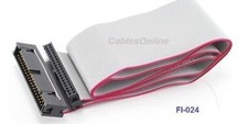  24 inch 40-Pin Male to Female IDE (PATA) Extension Flat Ribbon Cable, FI-024 picture