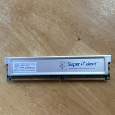 Super Talent 512MB DDR1 PC3200 DDR-400 184-Pin DIMM Heat Spreader D32PB12C picture