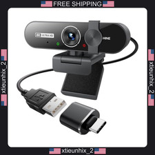 4K Ultra HD Webcam with Microphone and Privacy Cover for Video Calls picture
