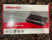 USRobotics 56K Faxmodem V.92/V.90 Dial-Up Modem Black RJ-11 5686E picture