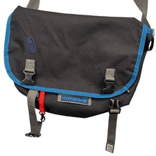 Timbuk2 Command Bag Black Blue Commuter Laptop Shoulder Messenger Bag Small picture