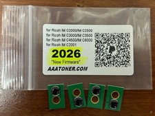 4 x Toner Chip Refill for Ricoh IM C3000 IM C3500, IM C4500, IM C6000 (IM)  picture