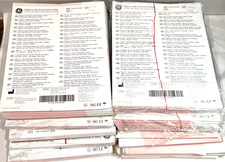 GE Paper A Red Grid 155mm Wide Z Fold Hole Queue (Mixed Lot of New/Opened) picture