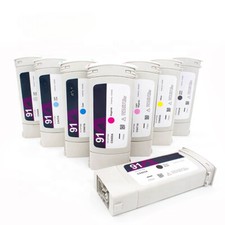 8color/set High quality 91 Ink Cartridge For HP DesignJet Z6100A Printer picture