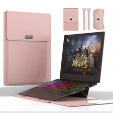 4 In 1 Waterproof Pu Leather Laptop Sleeve 13 14 Inch picture