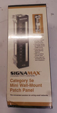 Signamax 12458M CAT5E 12 Port Mini Patch Panel BRAND NEW SEALED BOX picture