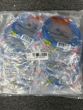 LOT OF 25 Allen Tel Modular Category 6 Patch Cord 10ft CAT6 Blue AT1610-BU picture