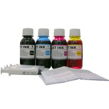 ND® Refill ink Kit for Brother LC203 LC205 printer cartridge 4x100ml + 4Syringes picture