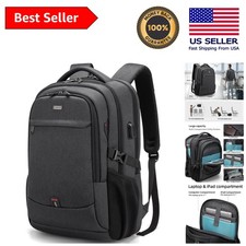 Versatile 17-Inch Laptop Backpack - Water-Resistant with Organized Storage & USB picture