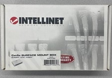 Intellinet 100618 Cat5e Surface Mount Box 8-Port, UTP, Ivory picture