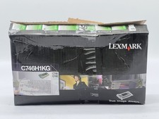 Lexmark C746H1KG High Yield Return Program Toner Cartridge-Open/Worn Box picture