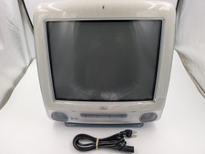 Apple iMac G3 M5521 Graphite 400MHz 128MB RAM 13GB Cracked Shell (260202 1) picture